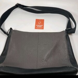 The Sak Gray and Black Crossbody Bag